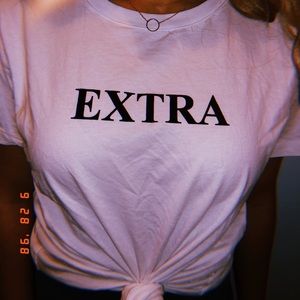“Extra” tee